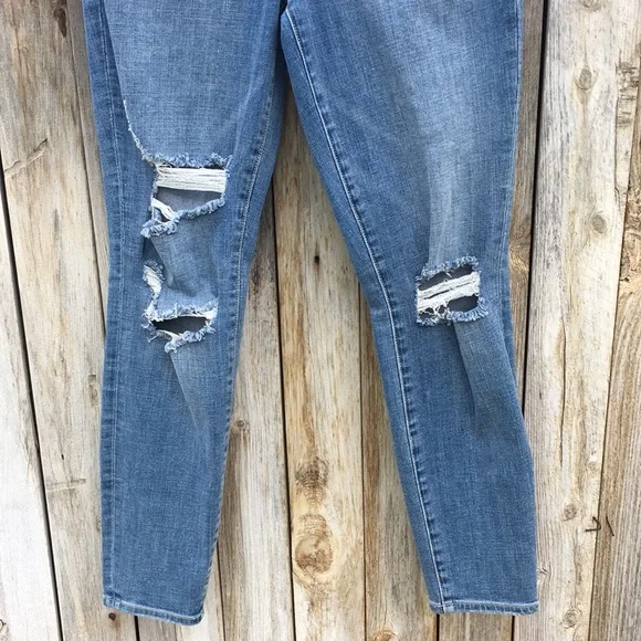 NWT Good American Good Legs Crop Jean Blue 28